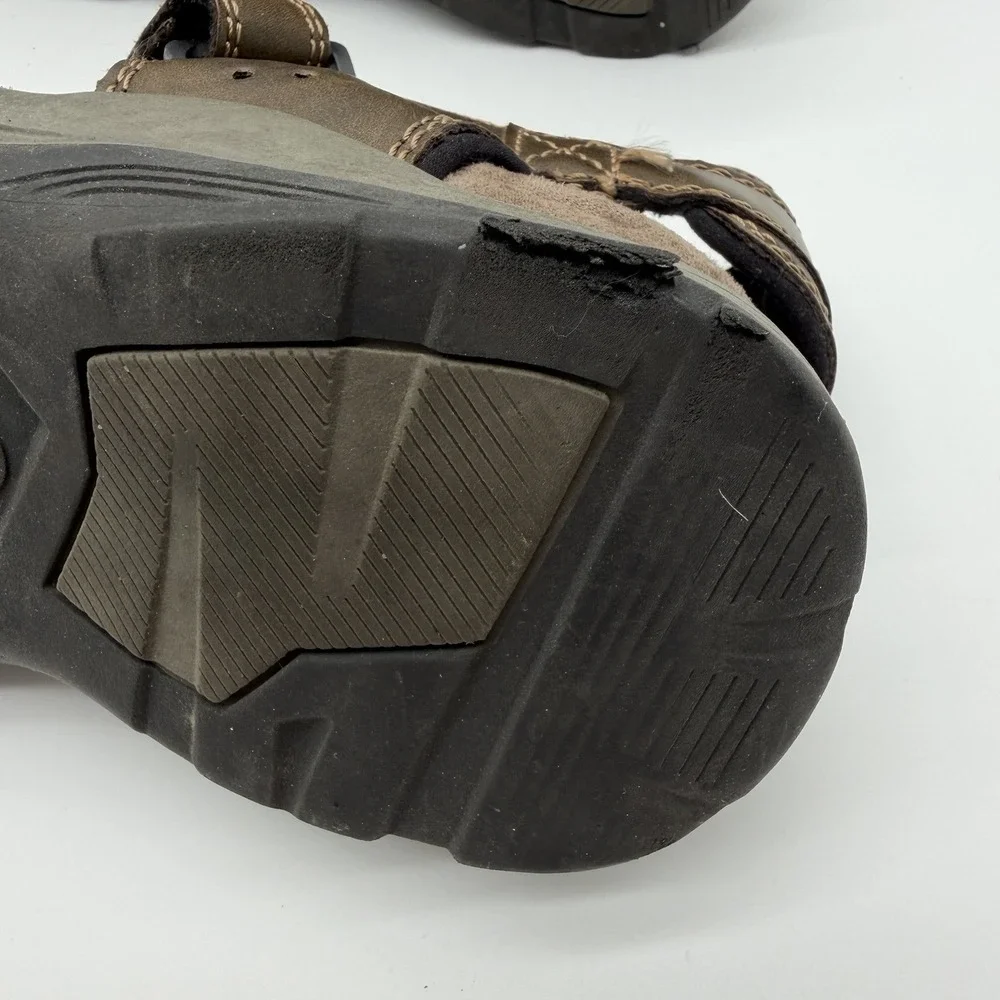 Earth Spirit Men's Robert 2 Sandals Gelron Cushion Sport Hiking Brown Size 11